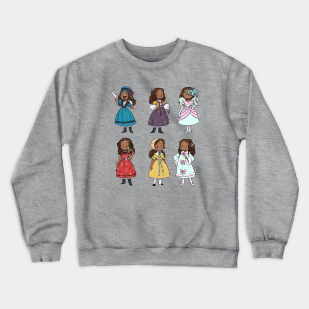 Cecile Rey - American Girl Crewneck Sweatshirt by LaurenS